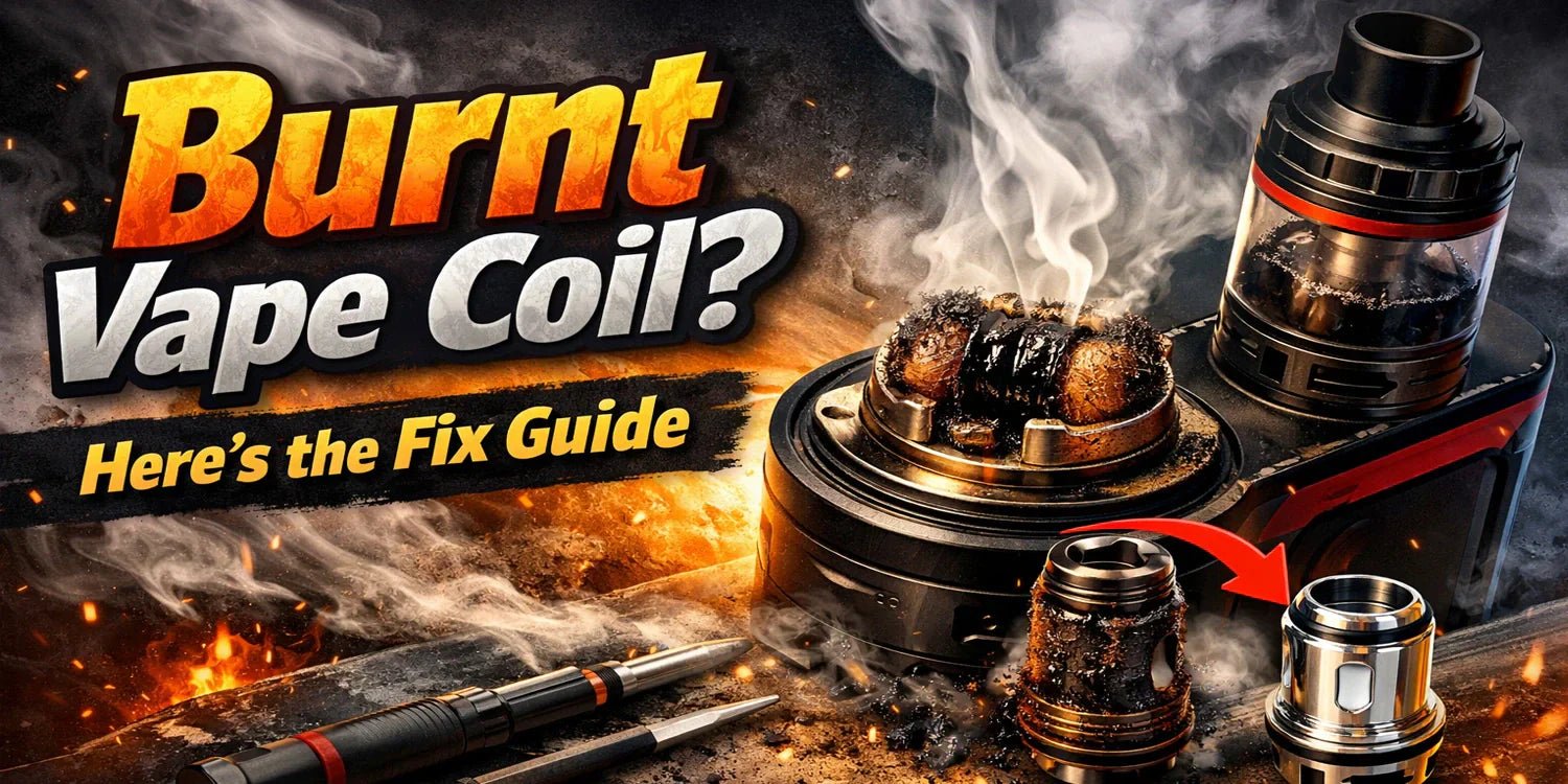 How to Fix a Burnt Vape Coil – Proper Step-by-Step Guide