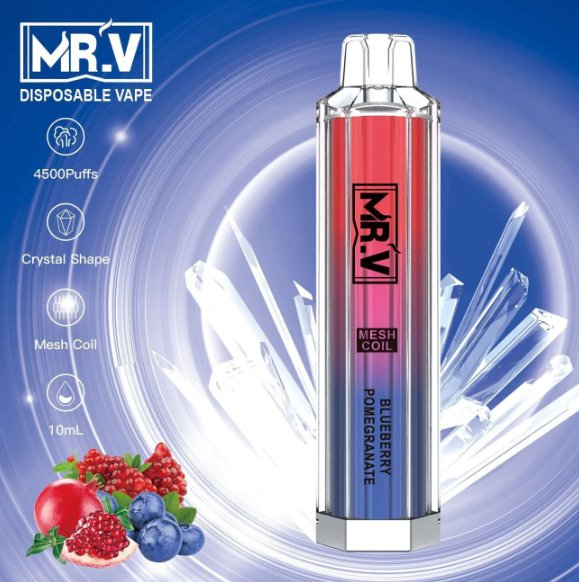 elfbar nachfüll pod läuft aus MR.V Crystal 4500 Puffs Disposable Vape - £3.99