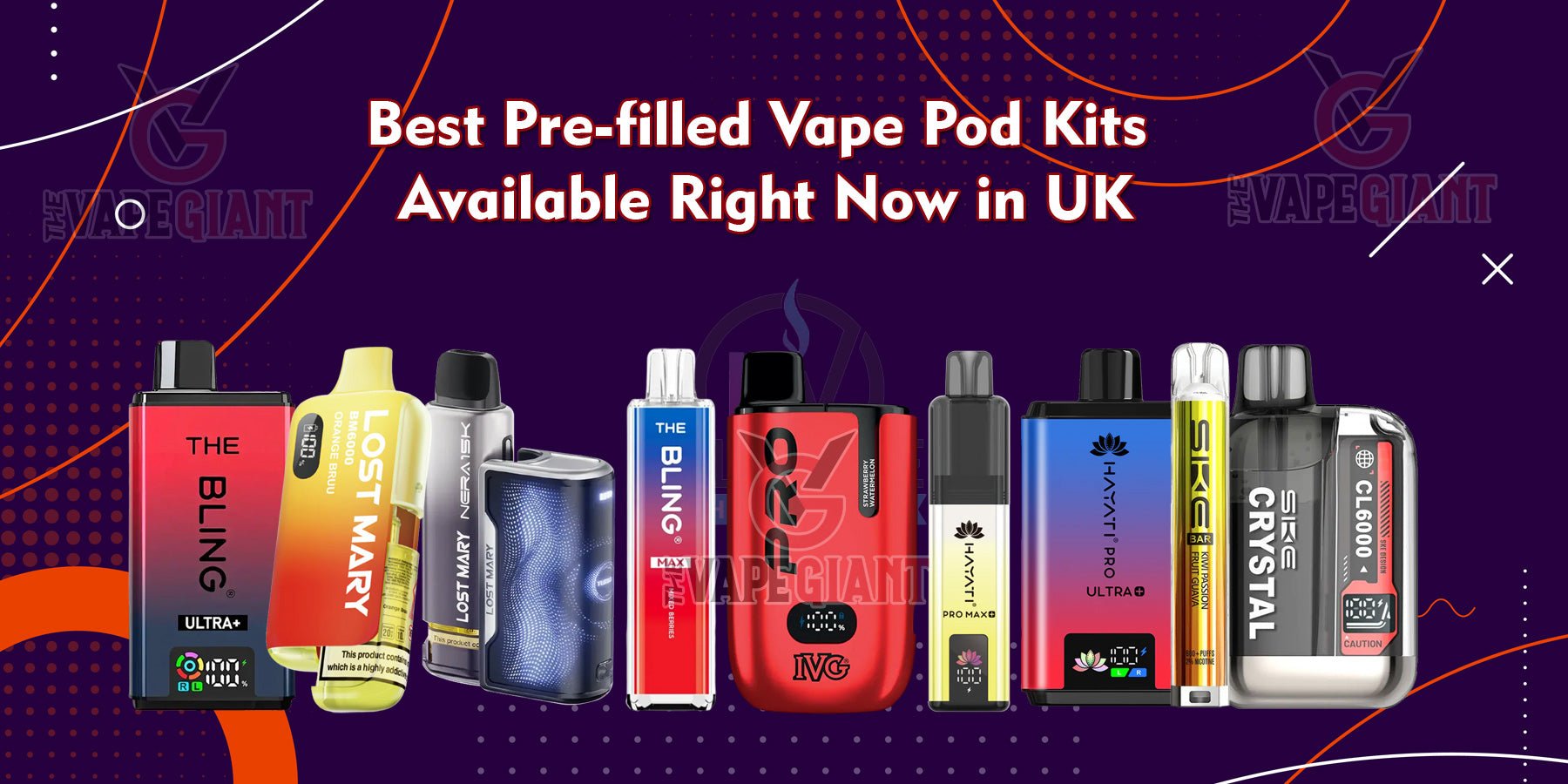 Best pre-filled vape pod kits available right now in the UK