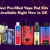 Best pre-filled vape pod kits available right now in the UK - The Vape Giant