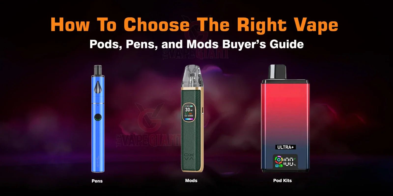 How to Choose the Right Vape: Pods, Pens, and Mods Buyer’s Guide (2026 Buyer’s Guide)