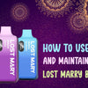 How to Use and Maintain Lost Mary BM6000 - The Vape Giant