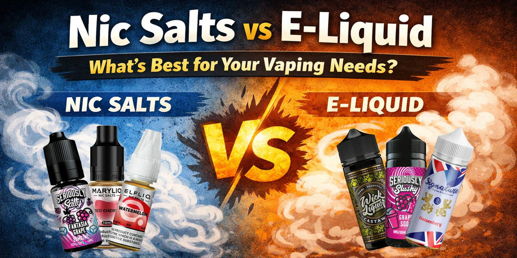 Nic Salts vs E-Liquid: Which One Should You Choose?