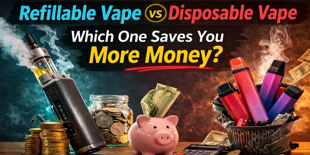 Refillable Vape vs Disposable Vape: Which One Saves You More Money?