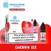 Crystal Prime 7000 Nic Salts 10ml E - liquids Cherry Ice