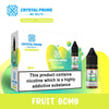 Crystal Prime 7000 Nic Salts 10ml E - liquids Fruit Bomb