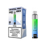Crystal Pro CP 10k Prefilled Pod Vape Kit Box of 5 Blue Razz GB