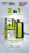 Fusion 15k Puffs 2 in 1 Dual Tank Disposable Vape Pod Kit - The Vape Giant