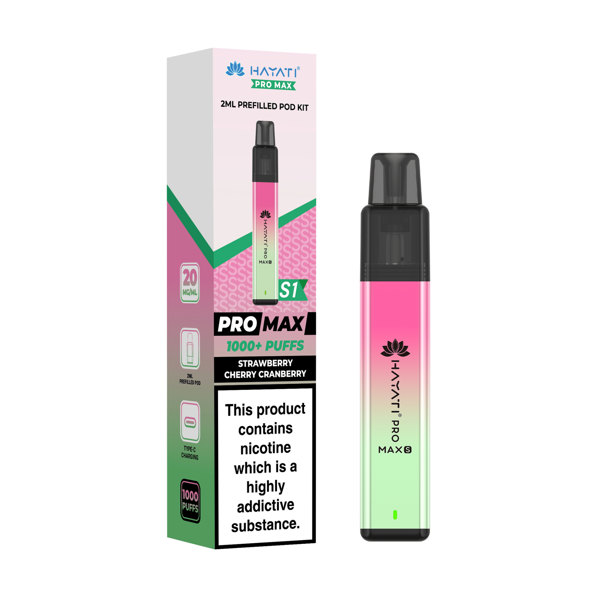 Hayati Pro Max S1 Vape Kit Box of 10 - 29.99 - The Vape Giant Hayati Pro Max S1 Vape Kit Box of 10 - 29.99 - The Vape Giant