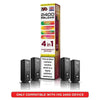 IVG 2400 Reload 4 in 1 Prefilled Pods | Pack of 4 Passionfruit Edition