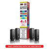IVG 2400 Reload 4 in 1 Prefilled Pods | Pack of 4 Fruit n Mint Edition