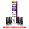 IVG 2400 Reload 4 in 1 Prefilled Pods | Pack of 4 Blackberry Edition