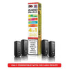 IVG 2400 Reload 4 in 1 Prefilled Pods | Pack of 4 Yellow Edition