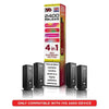 IVG 2400 Reload 4 in 1 Prefilled Pods | Pack of 4 Red Raspberry Edition