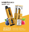 Merakii 3000 Puffs Disposable Vape 4 in 1 Edition (Pack of 5) - The Vape Giant