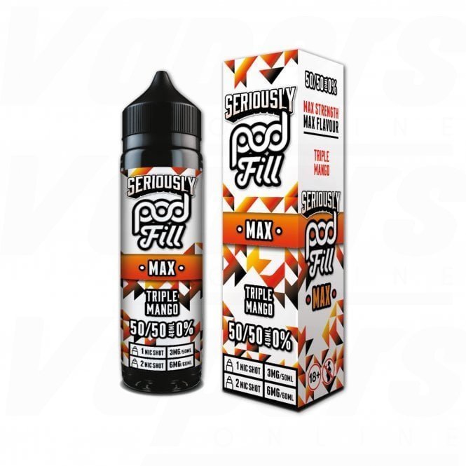 Seriously Pod Fill Max 50ml E-Liquid - 6.99 - The Vape Giant Seriously Pod Fill Max 50ml E-Liquid - 6.99 - The Vape Giant