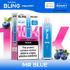 The Crystal Bling Max 10000 Preffilled Pod Kit Mr Blue