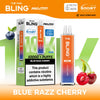 The Crystal Bling Max 10000 Prefilled Vape Kit Box of 5 Blue Razz Cherry