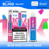 The Crystal Bling Max 10000 Prefilled Vape Kit Box of 5 Blue Razz Gummy Bear
