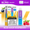 The Crystal Bling Max 10000 Prefilled Vape Kit Box of 5 Blue Sour Raspberry