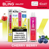 The Crystal Bling Max 10000 Prefilled Vape Kit Box of 5 Cherry Berry