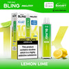 The Crystal Bling Max 10000 Prefilled Vape Kit Box of 5 Lemon Lime