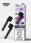 Vapes Bars Angel 20000 Prefilled Vape Pods Purple Edition