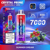 Crystal Prime 7000 Disposable Vape Puff Pod Device Pack of 10 Summer Dream [New]