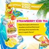 Donut King Cooler 100ML Shortfill Lemon & Strawberry Iced Tea