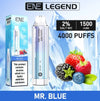 ENE Legend 4000 Disposable Vape 20MG PACK OF 10 - The Vape Giant