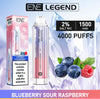 ENE Legend 4000 Disposable Vape 20MG PACK OF 10 - The Vape Giant