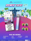 Hayati Remix 2400 Puffs 4 in 1 Vape Pod Kit Box of 5 Rio De Remix