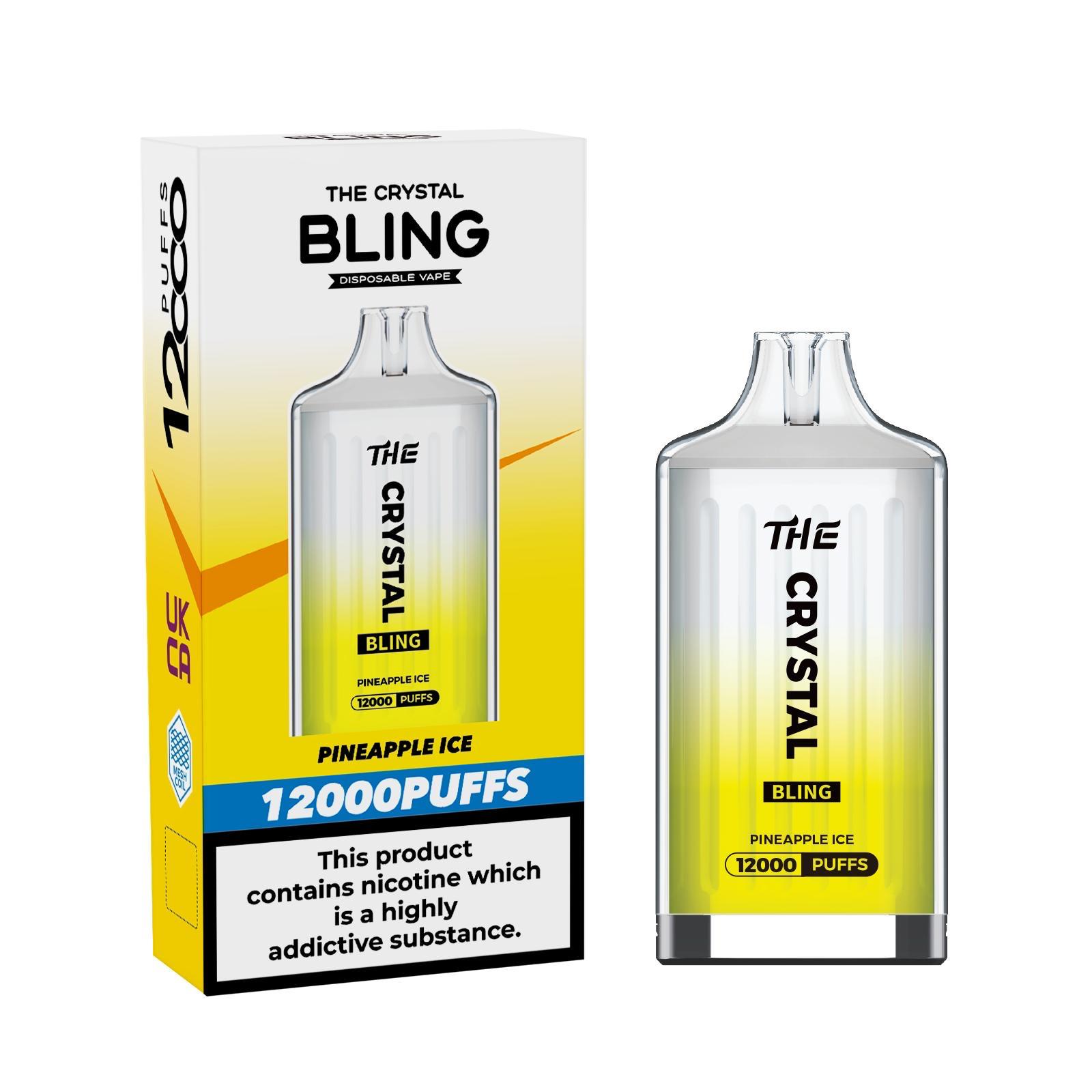 Crystal Bling 12000 Puffs Vape in Style | Box of 5 in 24.99 The Vape Giant Crystal Bling 12000 Puffs Vape in Style | Box of 5 in 24.99 The Vape Giant